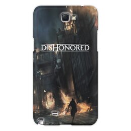 Заказать чехол для Samsung Galaxy Note/Note 2 в Москве. Чехол для Samsung Galaxy Note 2 Dishonored от THE_NISE  - готовые дизайны и нанесение принтов.