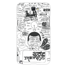 Заказать чехол для Samsung Galaxy Note/Note 2 в Москве. Чехол для Samsung Galaxy Note 2 Arctic Monkeys от geekbox - готовые дизайны и нанесение принтов.