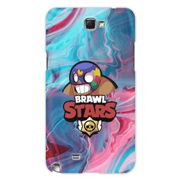 Заказать чехол для Samsung Galaxy Note/Note 2 в Москве. Чехол для Samsung Galaxy Note 2 Brawl Stars от THE_NISE  - готовые дизайны и нанесение принтов.