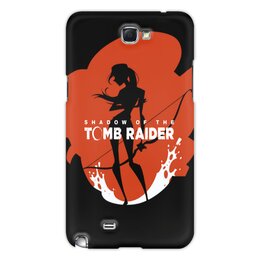 Заказать чехол для Samsung Galaxy Note/Note 2 в Москве. Чехол для Samsung Galaxy Note 2 Tomb Raider от THE_NISE  - готовые дизайны и нанесение принтов.