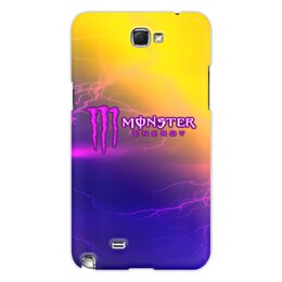 Заказать чехол для Samsung Galaxy Note/Note 2 в Москве. Чехол для Samsung Galaxy Note 2 Monster Energy от THE_NISE  - готовые дизайны и нанесение принтов.