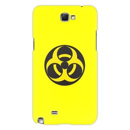 Заказать чехол для Samsung Galaxy Note/Note 2 в Москве. Чехол для Samsung Galaxy Note 2 Biohazard от THE_NISE  - готовые дизайны и нанесение принтов.