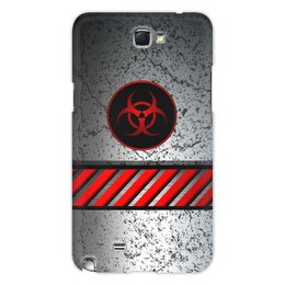 Заказать чехол для Samsung Galaxy Note/Note 2 в Москве. Чехол для Samsung Galaxy Note 2 Biohazard от THE_NISE  - готовые дизайны и нанесение принтов.