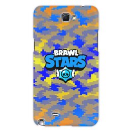 Заказать чехол для Samsung Galaxy Note/Note 2 в Москве. Чехол для Samsung Galaxy Note 2 Brawl Stars от THE_NISE  - готовые дизайны и нанесение принтов.