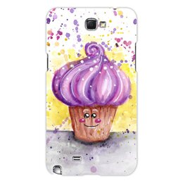 Заказать чехол для Samsung Galaxy Note/Note 2 в Москве. Чехол для Samsung Galaxy Note 2 Сладкий кексик от d_ari.design@mail.ru - готовые дизайны и нанесение принтов.