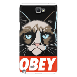 Заказать чехол для Samsung Galaxy Note/Note 2 в Москве. Чехол для Samsung Galaxy Note 2 OBEY(1) от djlyudvan - готовые дизайны и нанесение принтов.