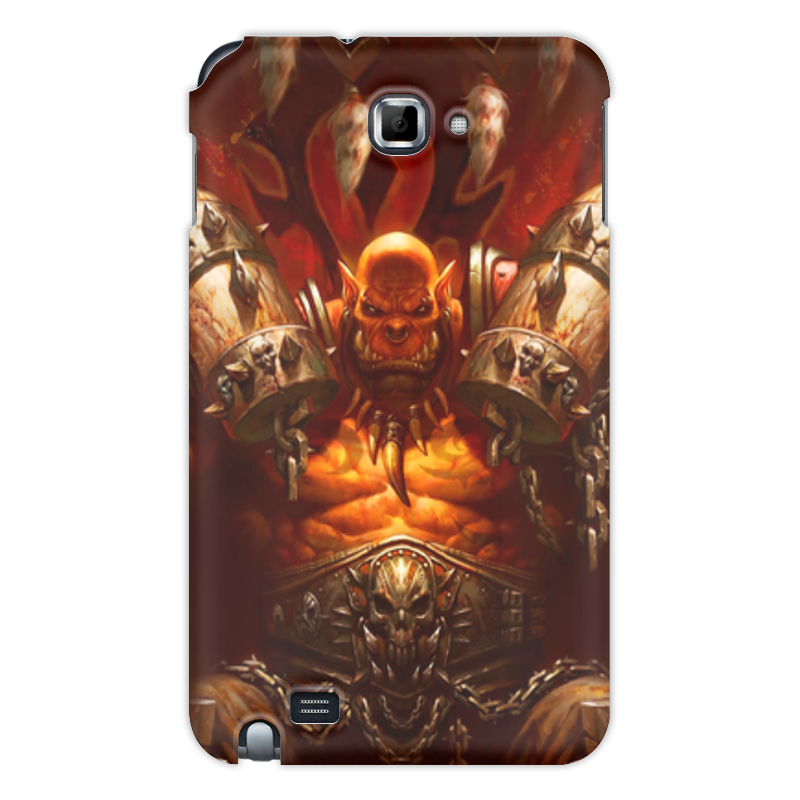 Printio Чехол для Samsung Galaxy Note Warcraft collection: ork
