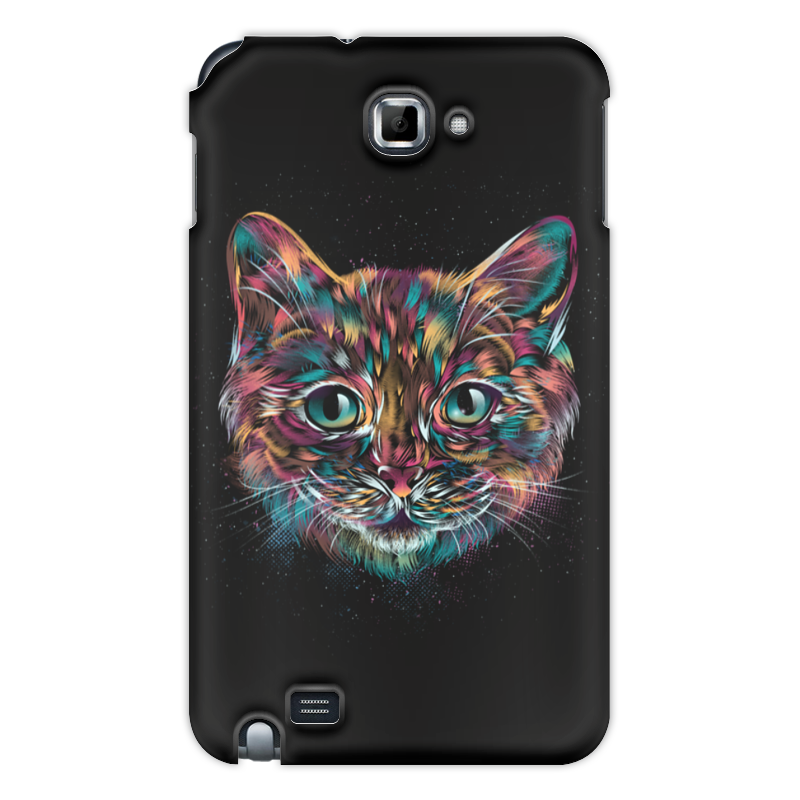 Printio Чехол для Samsung Galaxy Note Пёстрый кот