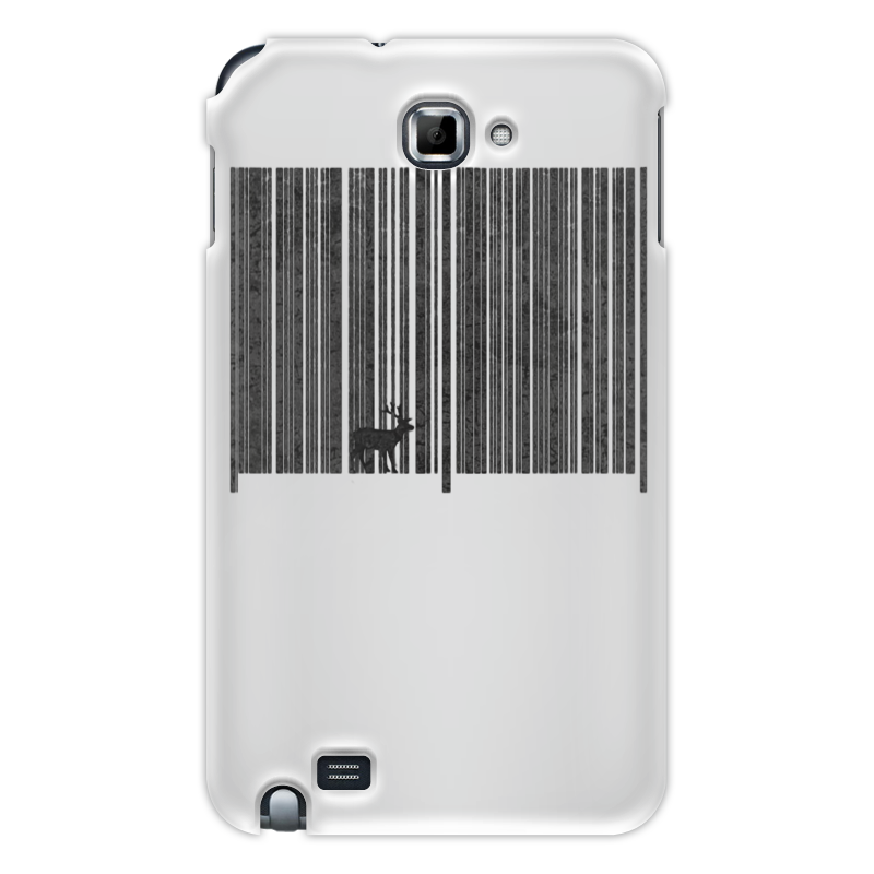 Printio Чехол для Samsung Galaxy Note Штрих код леса samsung код dc61 20219e
