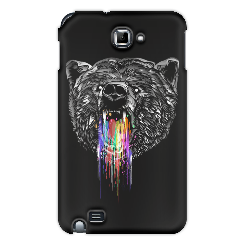 Printio Чехол для Samsung Galaxy Note Радужный медведь