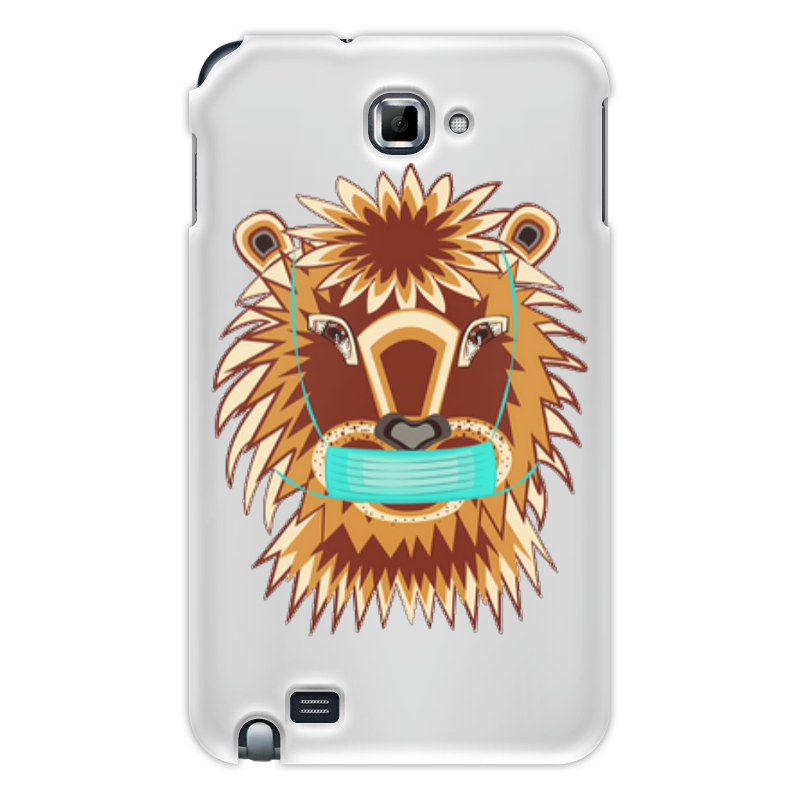 Printio Чехол для Samsung Galaxy Note Лев в маске чехол mypads дреды льва для ulefone note 10p note 10 задняя панель накладка бампер