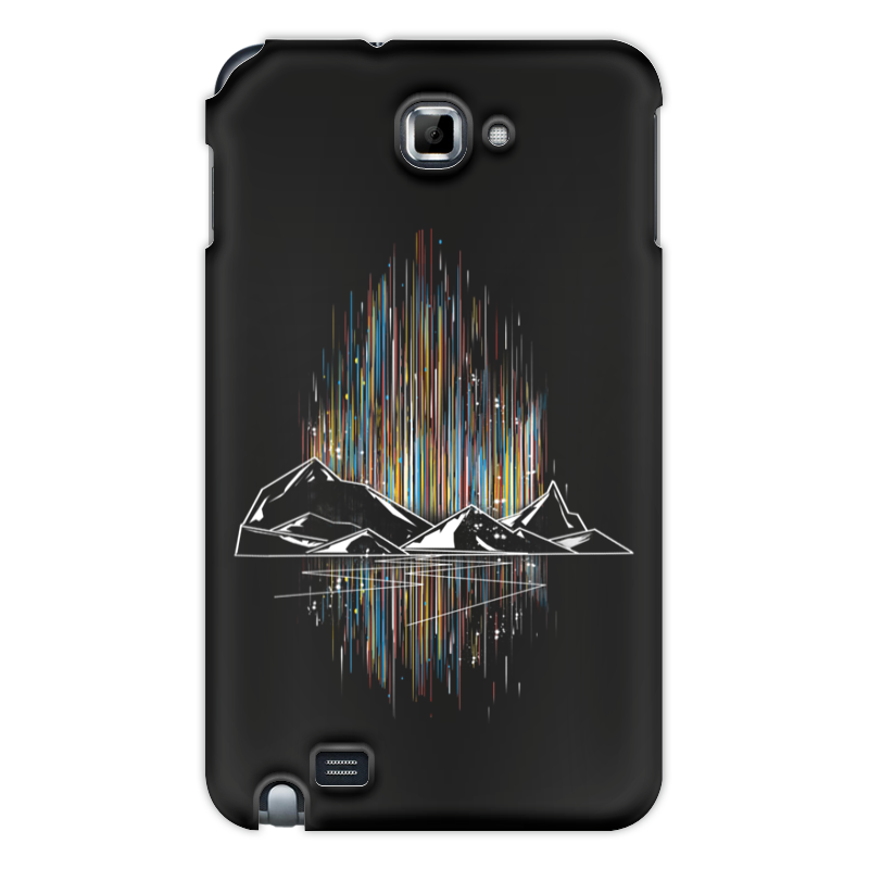 Printio Чехол для Samsung Galaxy Note Неоновые горы силиконовый чехол горы на samsung galaxy s20fe fan edition