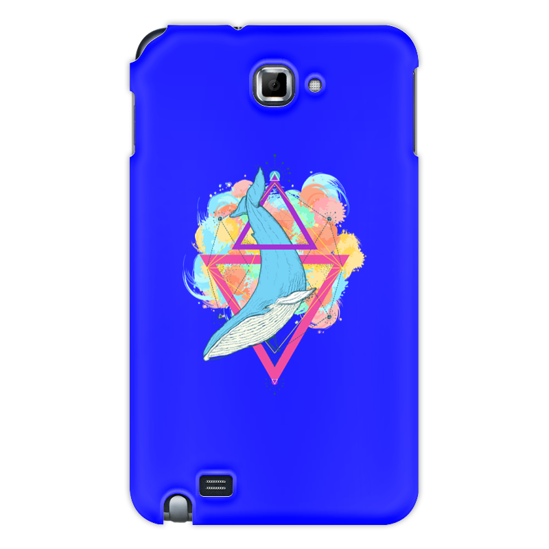 Printio Чехол для Samsung Galaxy Note Кит и краски printio чехол для samsung galaxy note космический кит