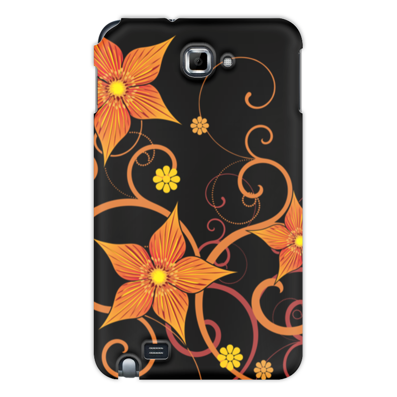 Printio Чехол для Samsung Galaxy Note Цветочный силиконовый чехол на xiaomi mi 11 оранжевые цветы для сяоми ми 11