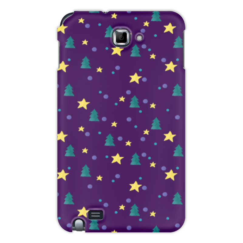 Printio Чехол для Samsung Galaxy Note Елки и звезды дизайнерский пластиковый чехол для samsung galaxy note 20 звезды