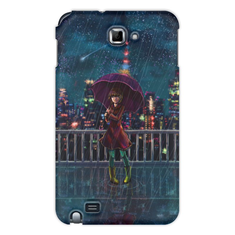 Printio Чехол для Samsung Galaxy Note Ночной дождь