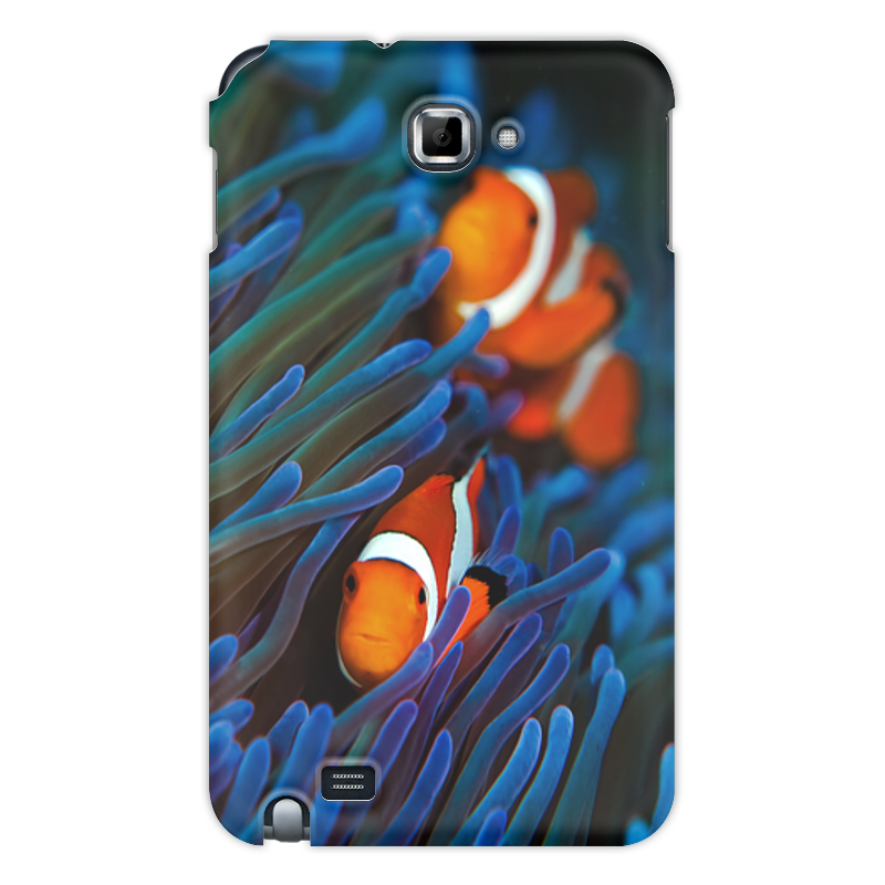Printio Чехол для Samsung Galaxy Note Семейка клоунфиш чехол mypads рыба есть ловить надо уметь для vivo x note 5g задняя панель накладка бампер