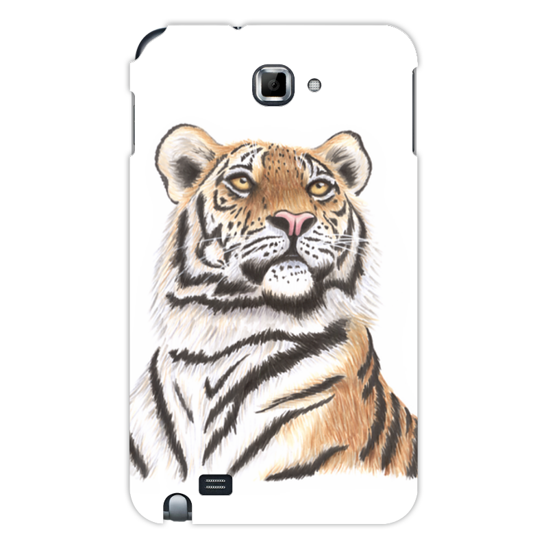 Printio Чехол для Samsung Galaxy Note Взгляд тигра силиконовый чехол на vivo y17 тигр в ванной для виво ю17