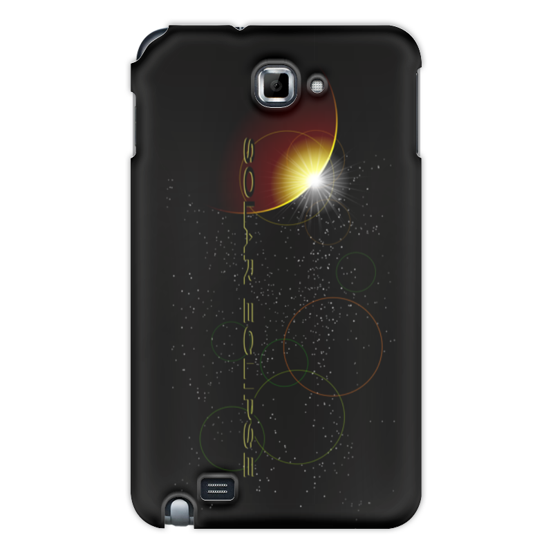 Printio Чехол для Samsung Galaxy Note Затмение солнца. дизайнерский силиконовый чехол для samsung galaxy a10 тайны космоса