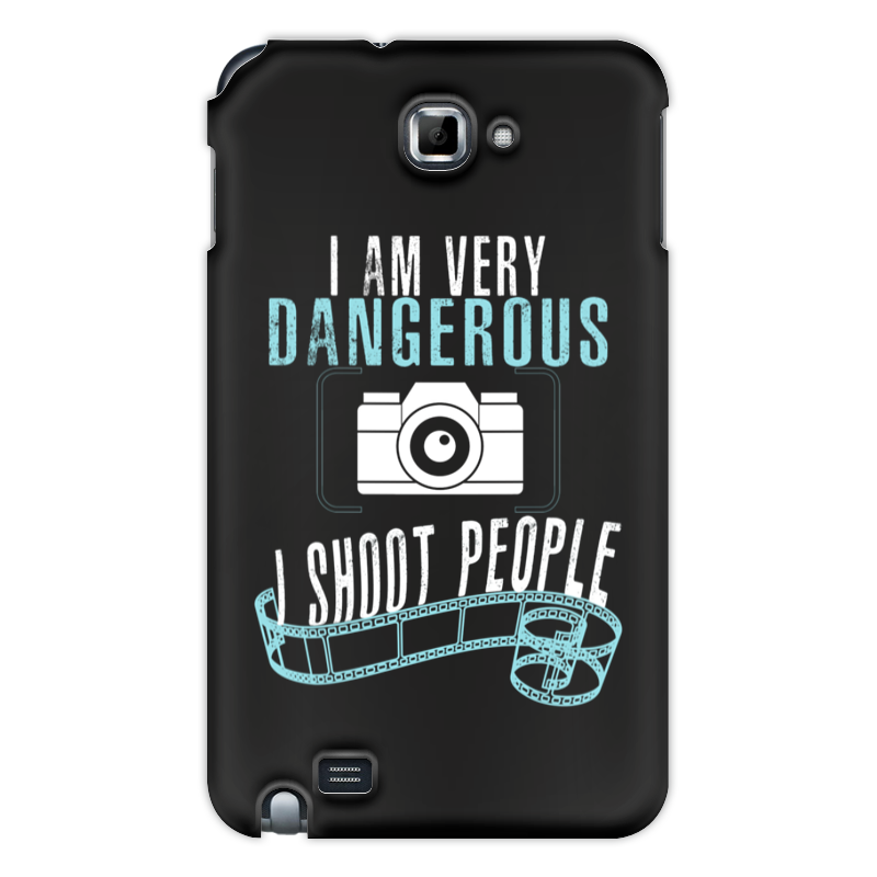 Printio Чехол для Samsung Galaxy Note Опасный фотограф опасный фотограф