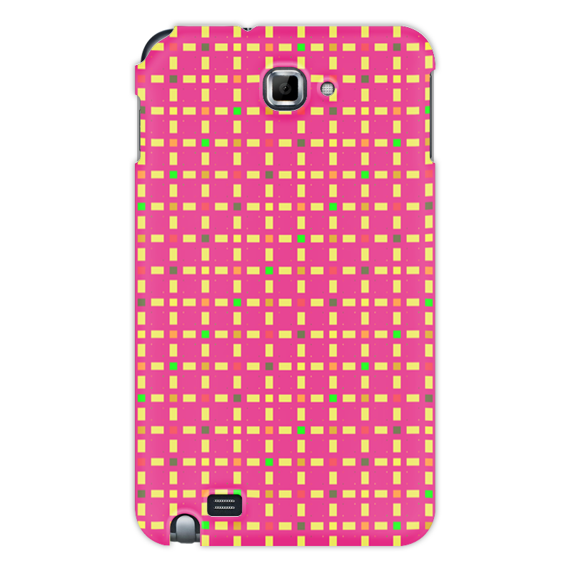 Printio Чехол для Samsung Galaxy Note Розовый узор чехол для карточек фламинго на розовом фоне