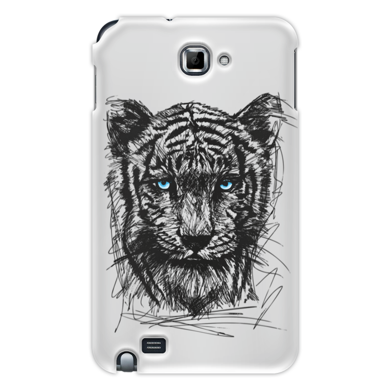 Printio Чехол для Samsung Galaxy Note Белый тигр