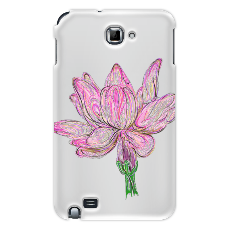 Printio Чехол для Samsung Galaxy Note цветок лотоса чехол hybrid armor для meizu m2 note черный розовый