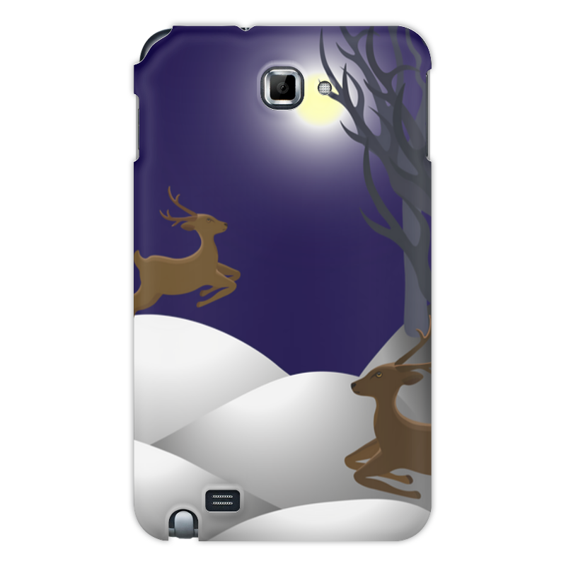 Printio Чехол для Samsung Galaxy Note Олени в лесу жидкий чехол с блестками олень в лесу на samsung galaxy a31 самсунг галакси а31