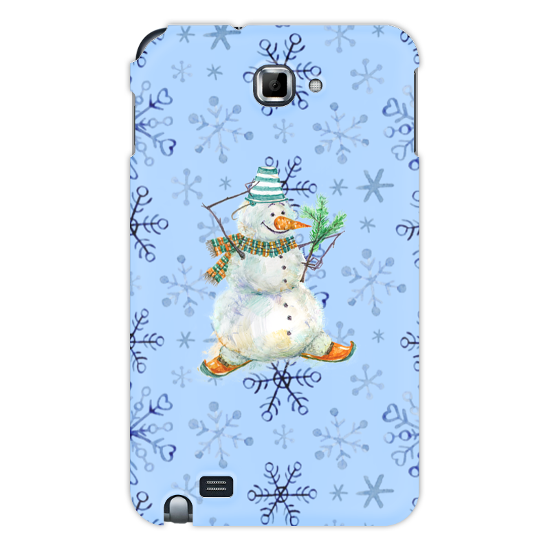 Printio Чехол для Samsung Galaxy Note Снеговик