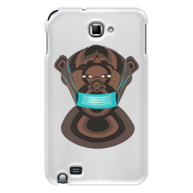 Printio Чехол для Samsung Galaxy Note шимпанзе в маске