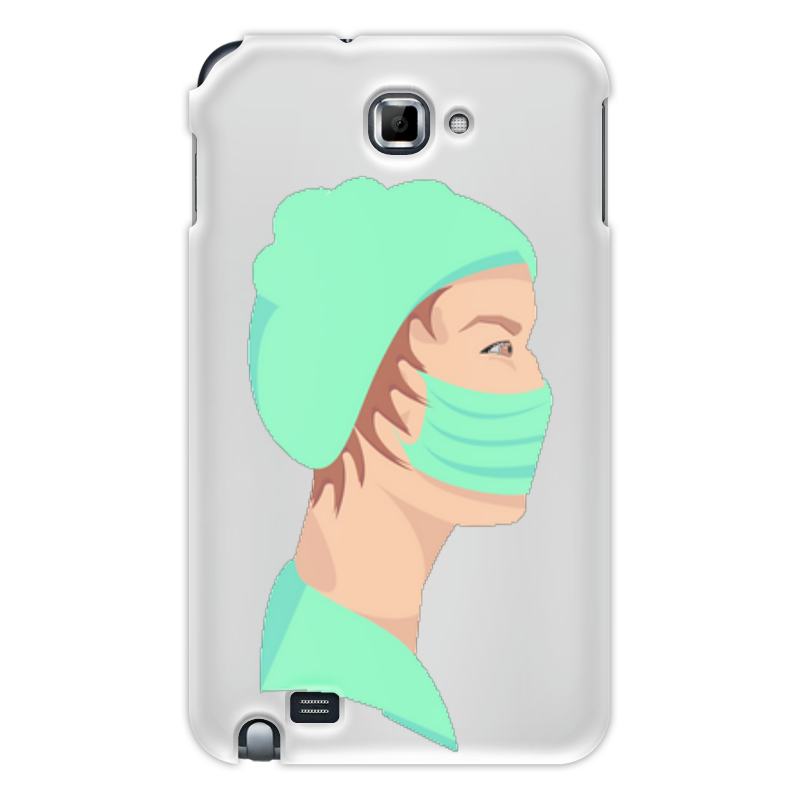 Printio Чехол для Samsung Galaxy Note медицинский работник в маске