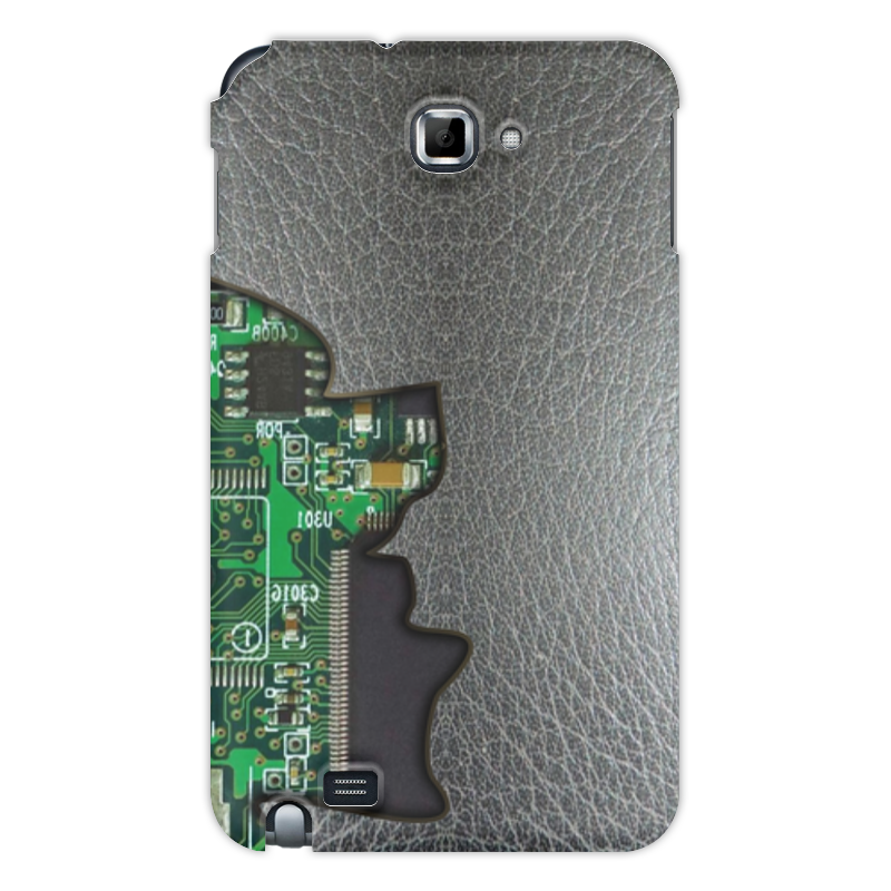 Printio Чехол для Samsung Galaxy Note Внутренний мир телефона (микросхема). бадани седжал след сломанного крыла