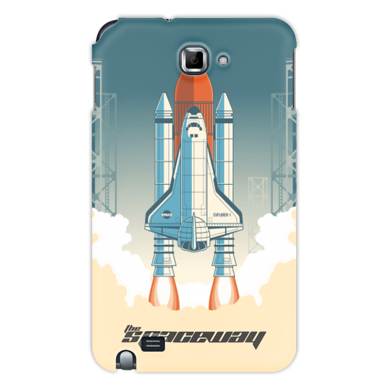 Printio Чехол для Samsung Galaxy Note Покорение космоса силиконовый чехол на samsung galaxy m13 самсунг м13 с принтом открытый космос