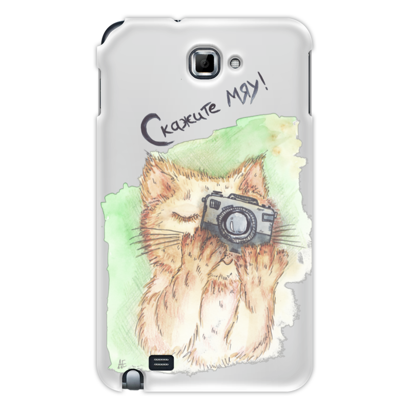 Printio Чехол для Samsung Galaxy Note Скажите мяу силиконовый чехол ушастый котик на meizu m5 note мейзу м5 ноут