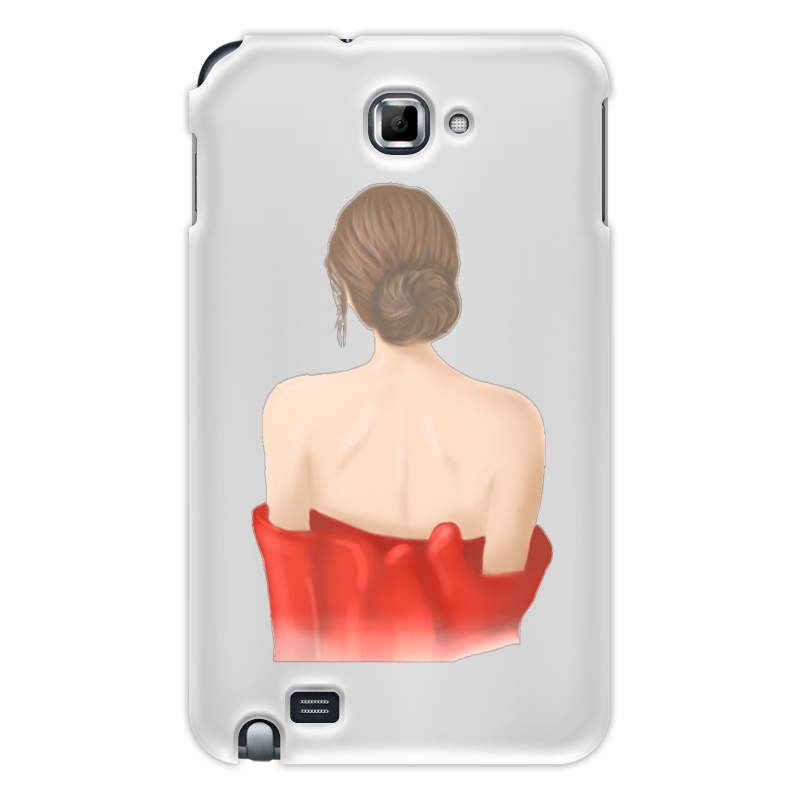Printio Чехол для Samsung Galaxy Note Девушка в красном чехол mypads девушка полностью в красном женский для ulefone power armor x11 pro задняя панель накладка бампер