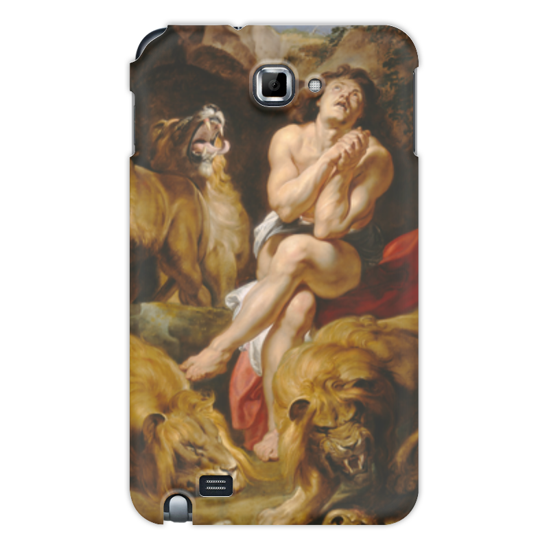 Printio Чехол для Samsung Galaxy Note Даниил в яме со львами (картина рубенса) национальная галерея искусств вашингтон футляр
