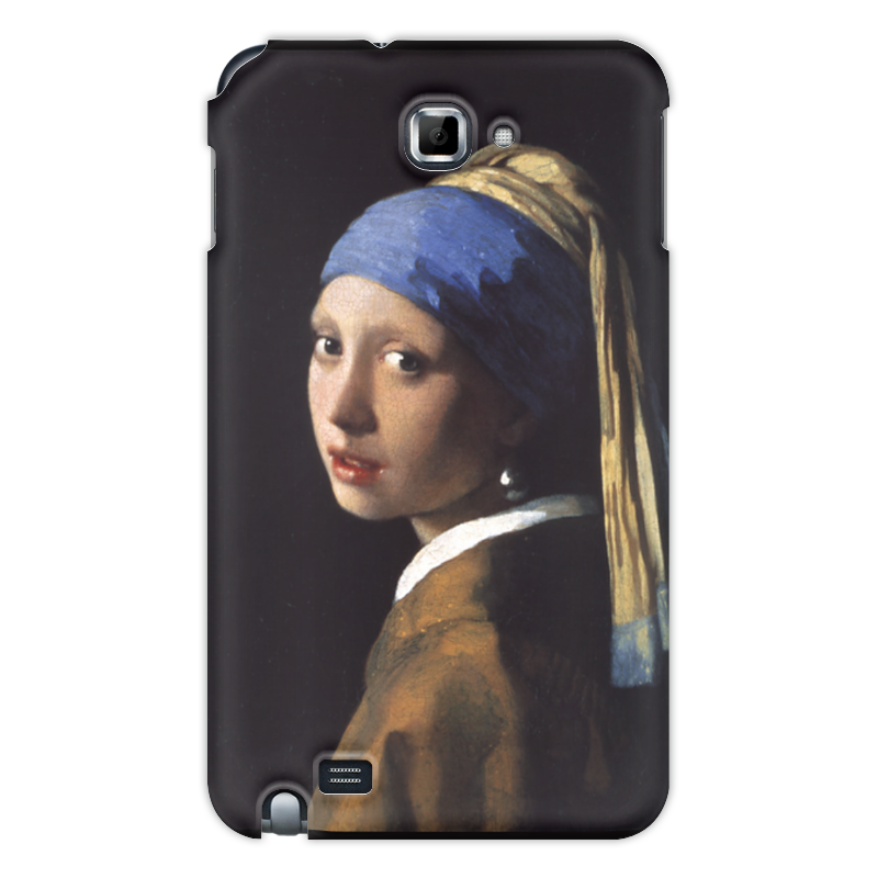 Printio Чехол для Samsung Galaxy Note Девушка с жемчужной серёжкой (ян вермеер) силиконовый чехол девушка с сиреневым рюкзаком на meizu m5 note мейзу м5 нот