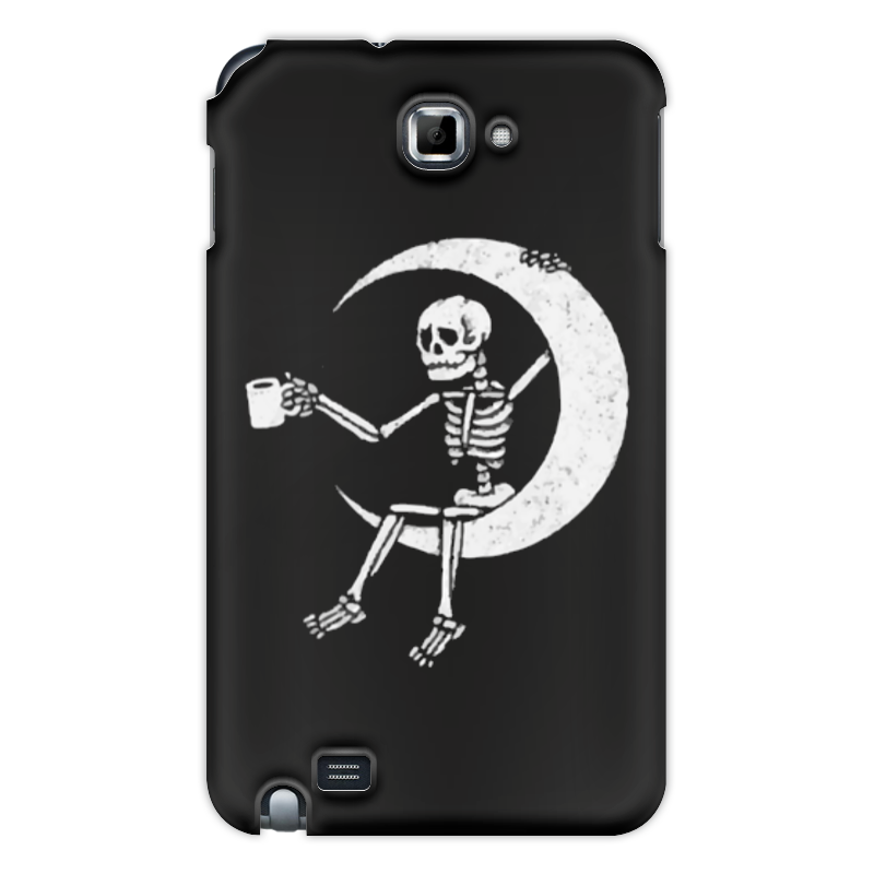 Printio Чехол для Samsung Galaxy Note Скелет на луне силиконовый чехол на vivo x21s скелет для виво икс21 с
