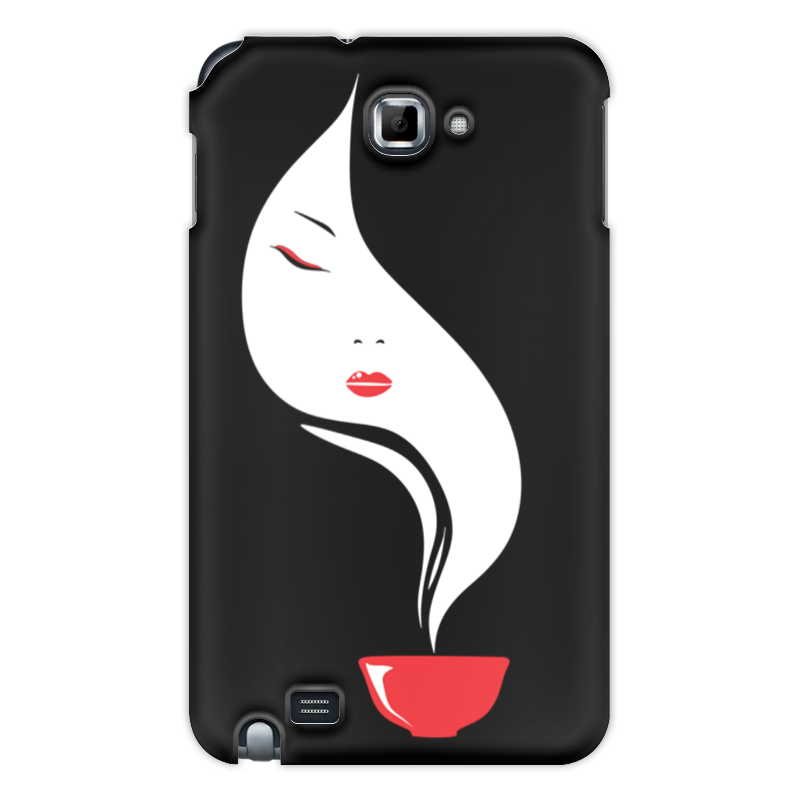 Printio Чехол для Samsung Galaxy Note Дымное лицо силиконовый чехол подмигивающая лиса с кофе на meizu m3 note мейзу м3 нот