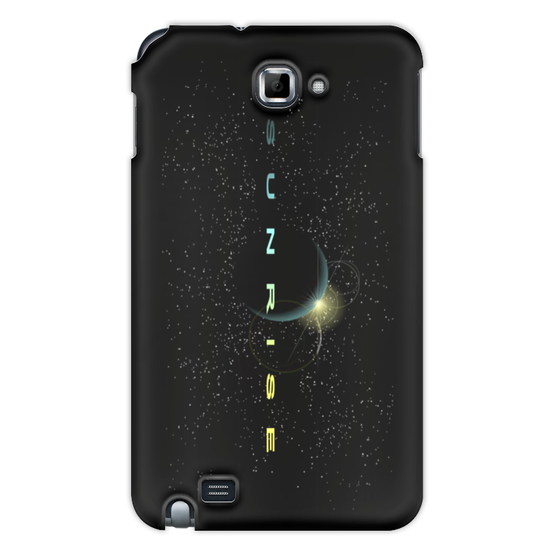 Printio Чехол для Samsung Galaxy Note Восход солнца над планетой. дизайнерский силиконовый чехол для samsung galaxy a10 тайны космоса
