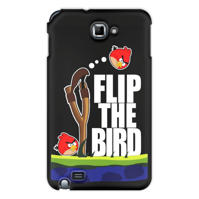 цена Printio Чехол для Samsung Galaxy Note Flip the bird