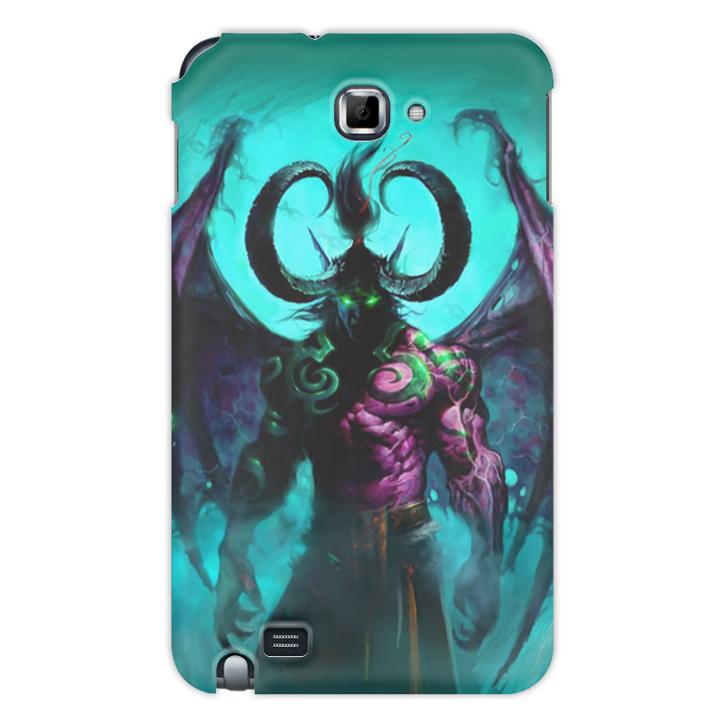 Printio Чехол для Samsung Galaxy Note Warcraft collection: illidan жидкий чехол с блестками принт резные огурцы на samsung galaxy m11 самсунг галакси м11