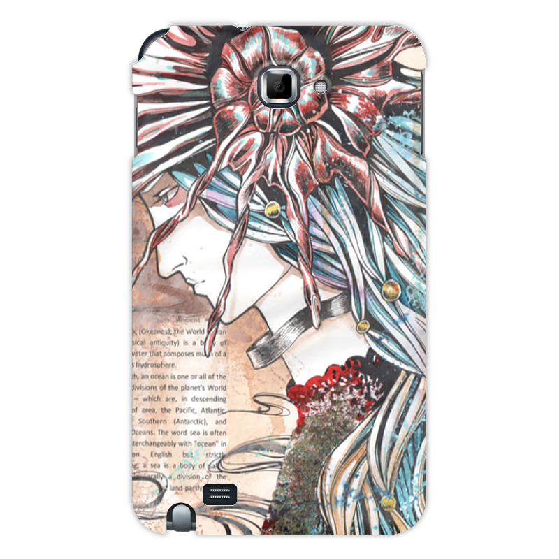 Printio Чехол для Samsung Galaxy Note Морская богиня