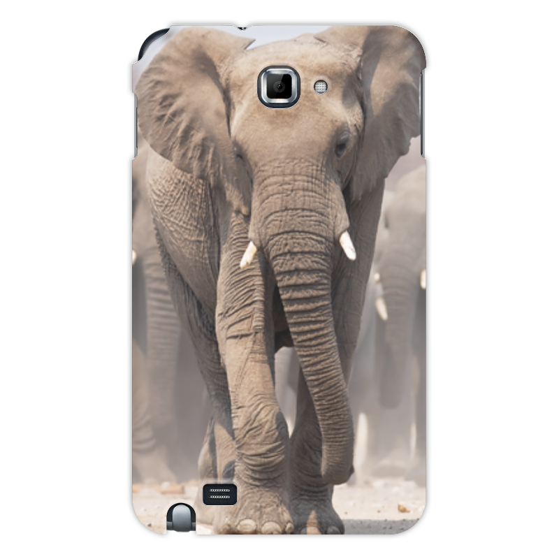 Printio Чехол для Samsung Galaxy Note Слоны силиконовый чехол на realme c3 слоны для реалми ц3