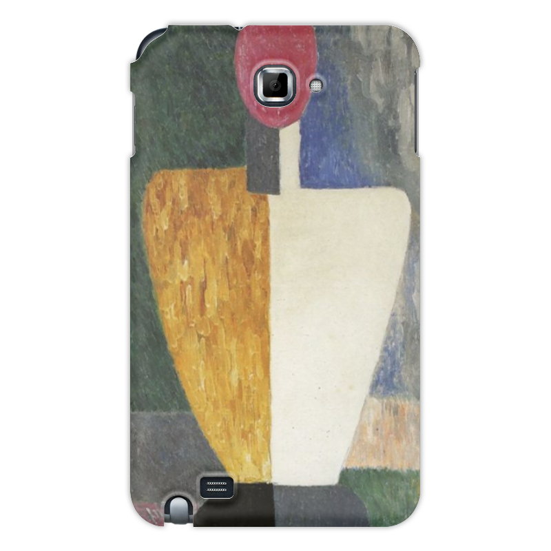 Printio Чехол для Samsung Galaxy Note Торс (фигура с розовым лицом) (малевич)