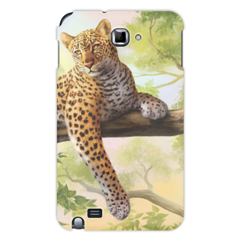 Printio Чехол для Samsung Galaxy Note Леопард