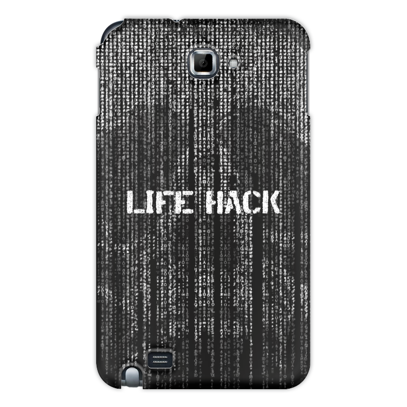 Printio Чехол для Samsung Galaxy Note Череп life hack шлейф матрицы для ноутбука samsung np350e7c np355e7c 40pin