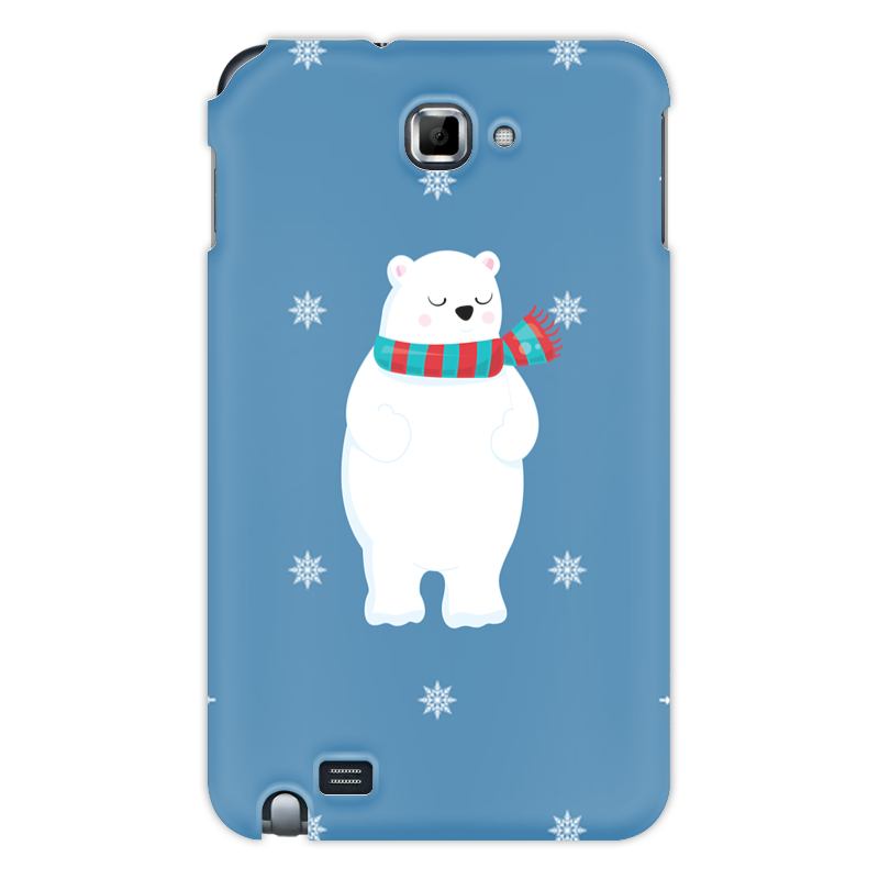 Printio Чехол для Samsung Galaxy Note Белый медведь