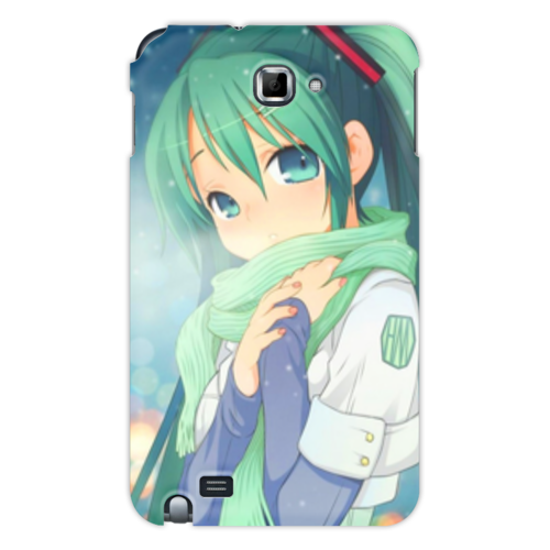 Заказать чехол для Samsung Galaxy Note/Note 2 в Москве. Чехол для Samsung Galaxy Note Miku Hatsune Sush от Дмитрий Кот - готовые дизайны и нанесение принтов.