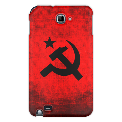 Заказать чехол для Samsung Galaxy Note/Note 2 в Москве. Чехол для Samsung Galaxy Note Советский Союз от THE_NISE  - готовые дизайны и нанесение принтов.